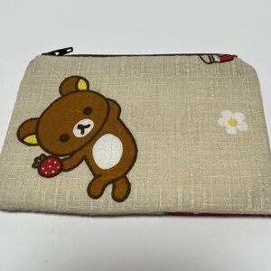 Cute Bear Canvas Pouch